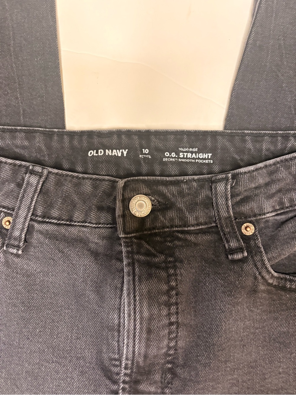 Old Navy O.G. Straight High-Rise Jeans - Washed Black